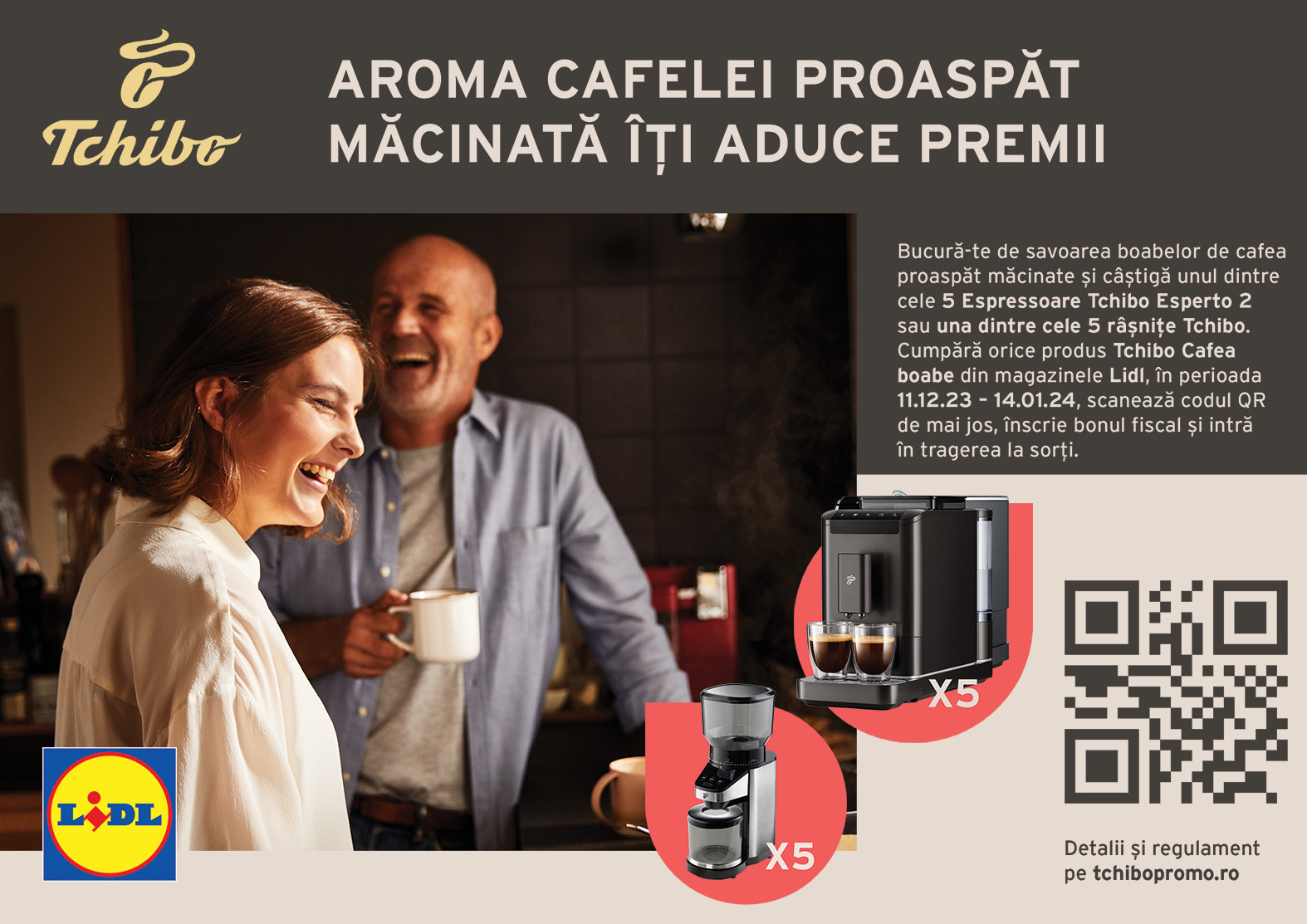 Campanie Lidl <br/> Tchibo Cafea Boabe <br/> 11.12.2023 - 14.01.2024