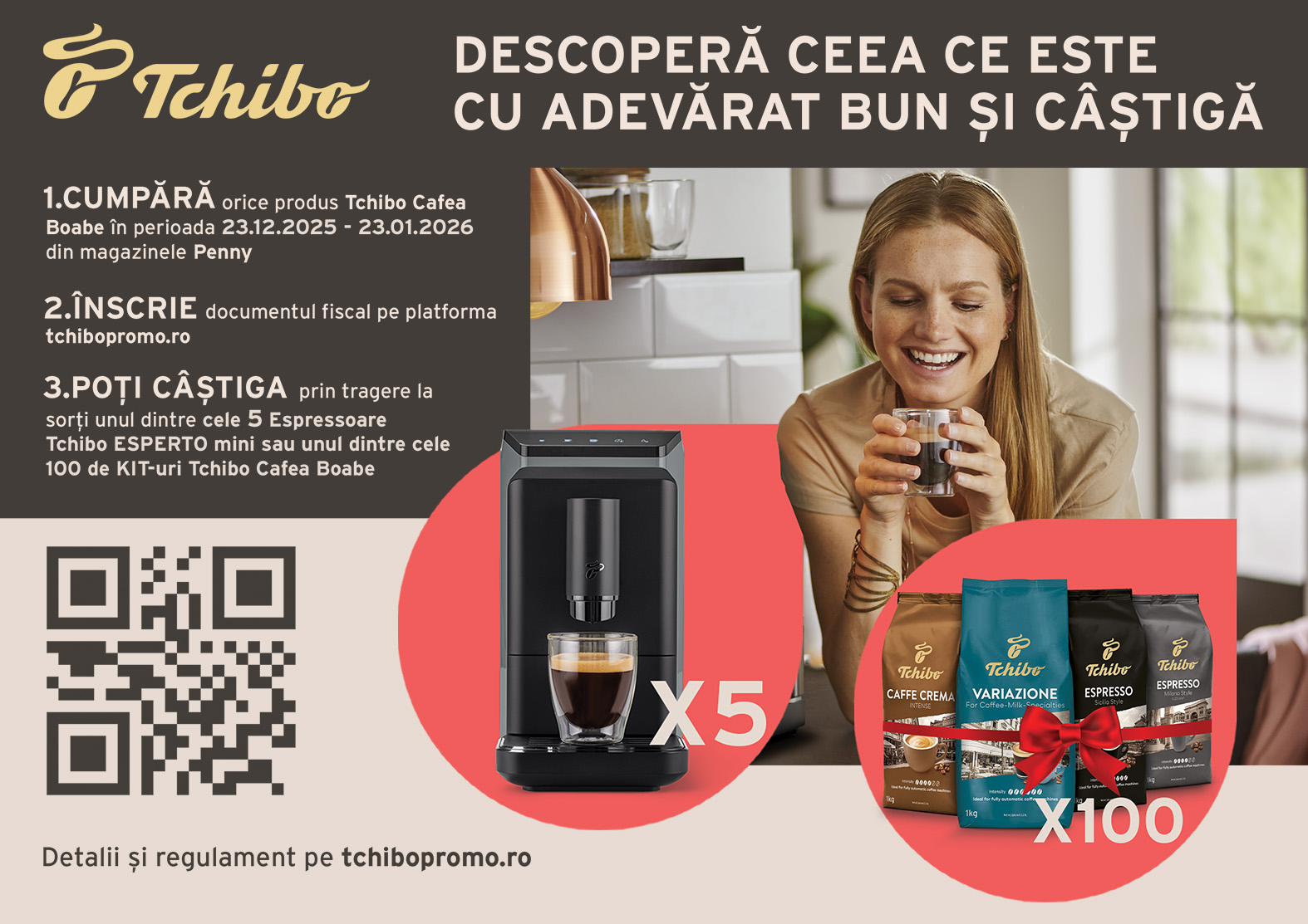 Campanie Penny <br/> Tchibo Cafea Boabe <br/> 23.12.2025 - 23.01.2026